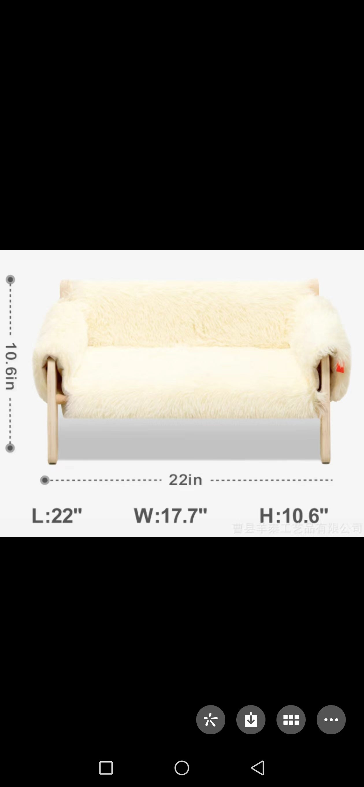 Wooden cat sofa pet bed cat bed dog bed summer season universal detachable and washable cat bed
