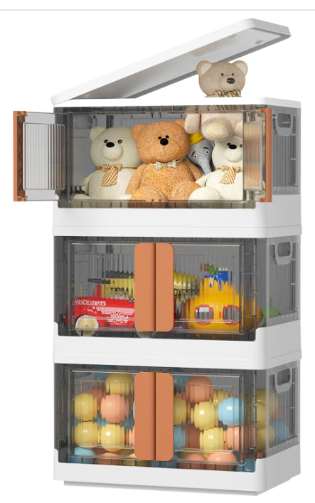 Plastic Storage Cabinet Sets - 3pcs