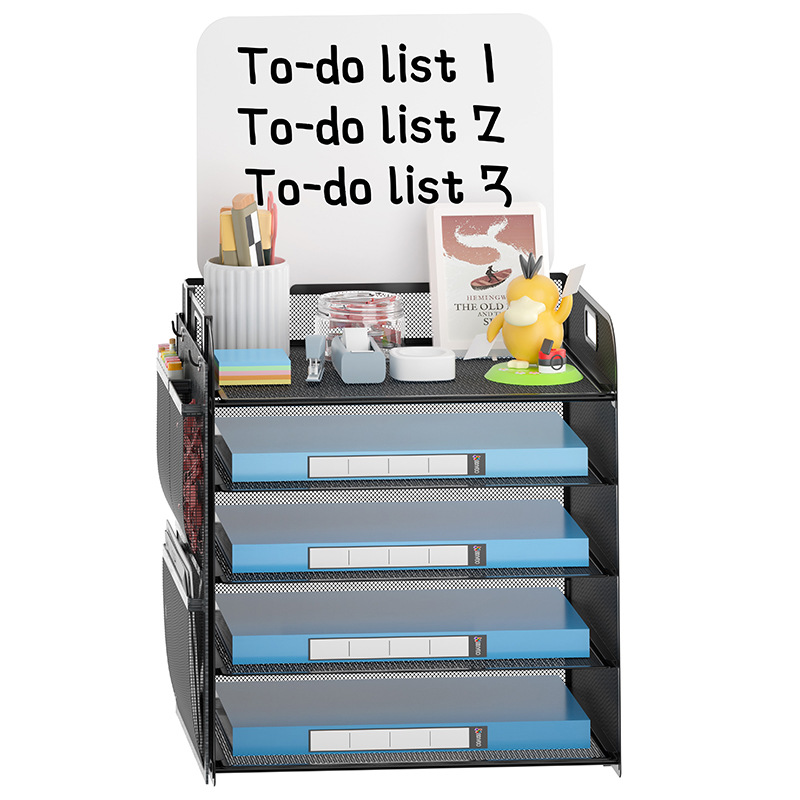 Desktop storage rack