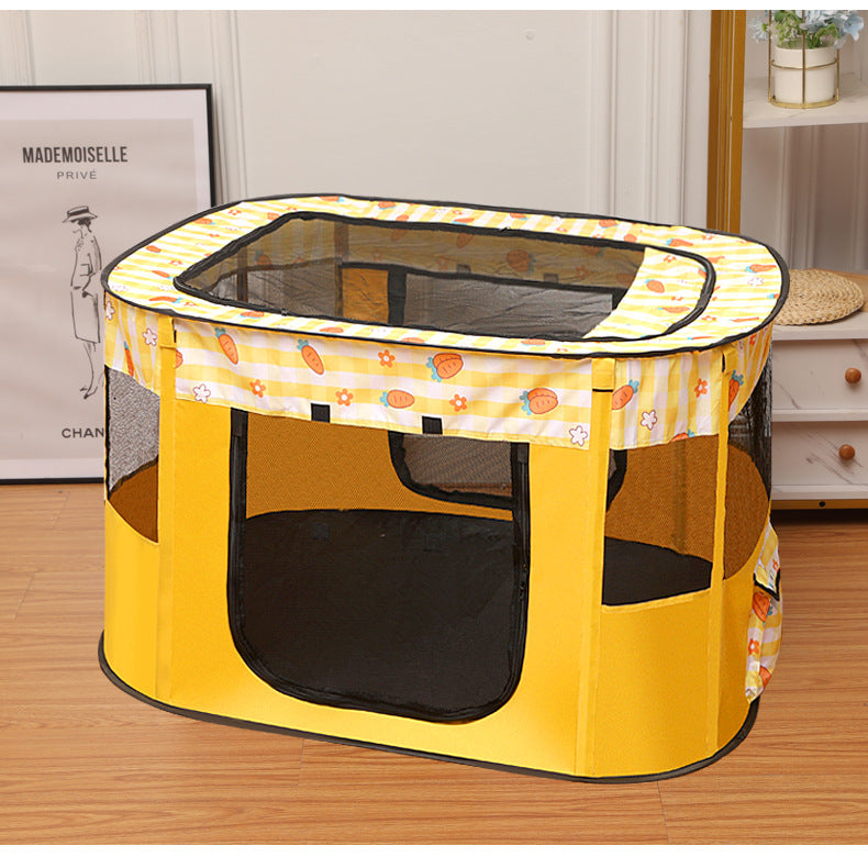 Pet Enclosure Tent Atmungsaktives Faltbares Außenspielzelt Shelter Cat Tent Outdoor für Katzen Kleine Hunde auf Deck, Hof, Terrasse, Park, Camping