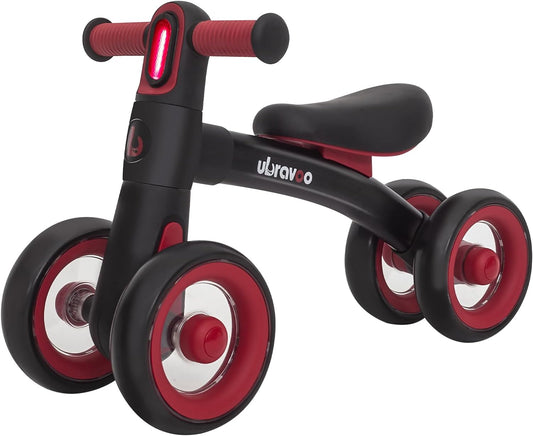 UBRAVOO Kinderlaufrad ab 1 Jahr, Baby Laufrad Spielzeug mit 4 Räder für 10-24 Monate,Erstes Vorschulfahrrad und erstes Reiten auf Spielzeug-Geschenken für Jungen Mädchen