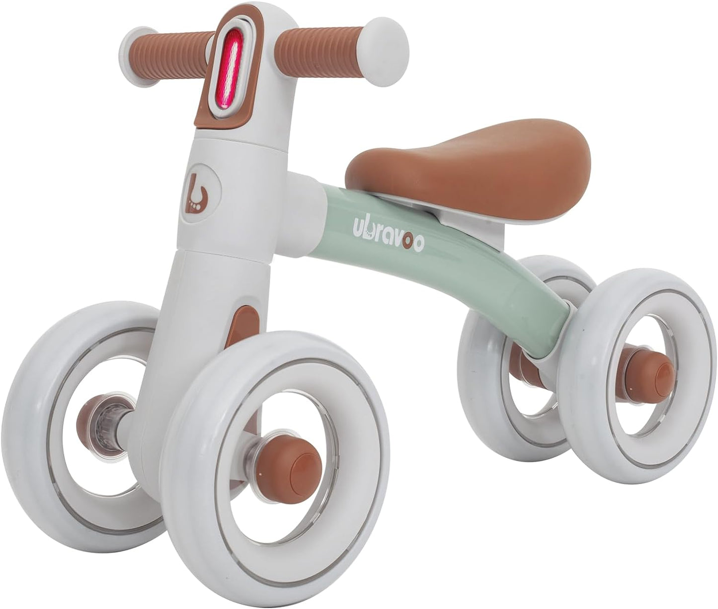 UBRAVOO Kinderlaufrad ab 1 Jahr, Baby Laufrad Spielzeug mit 4 Räder für 10-24 Monate,Erstes Vorschulfahrrad und erstes Reiten auf Spielzeug-Geschenken für Jungen Mädchen