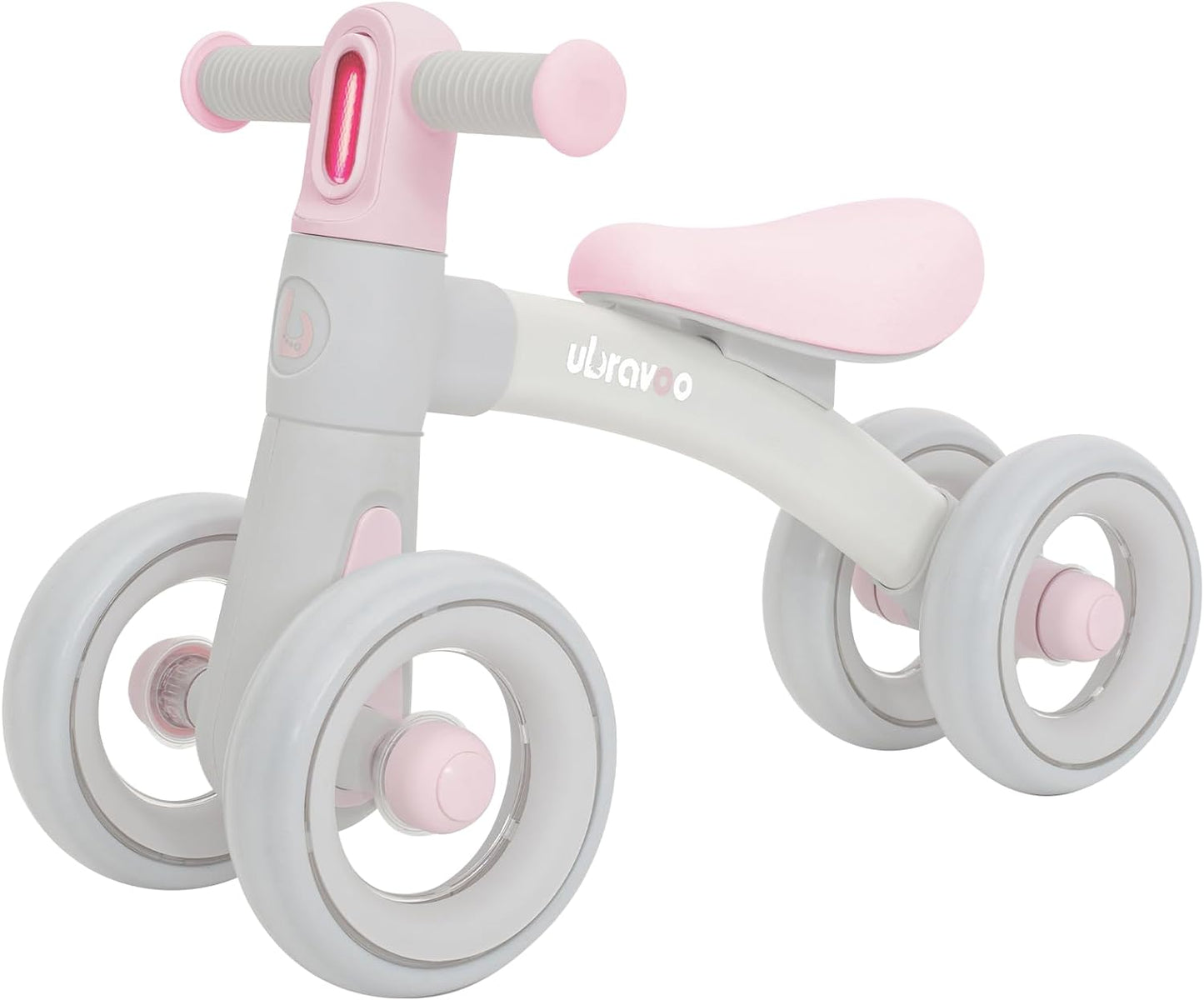 UBRAVOO Kinderlaufrad ab 1 Jahr, Baby Laufrad Spielzeug mit 4 Räder für 10-24 Monate,Erstes Vorschulfahrrad und erstes Reiten auf Spielzeug-Geschenken für Jungen Mädchen