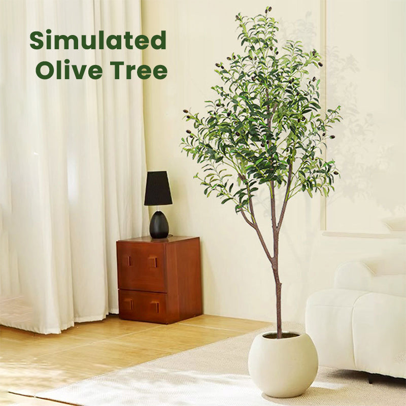 Artificial Plant Olive Artificial Tree Plants Real Artificial Plants Large Looking for Indoor Balcony Bedroom Office Garden Wedding Party Decoration