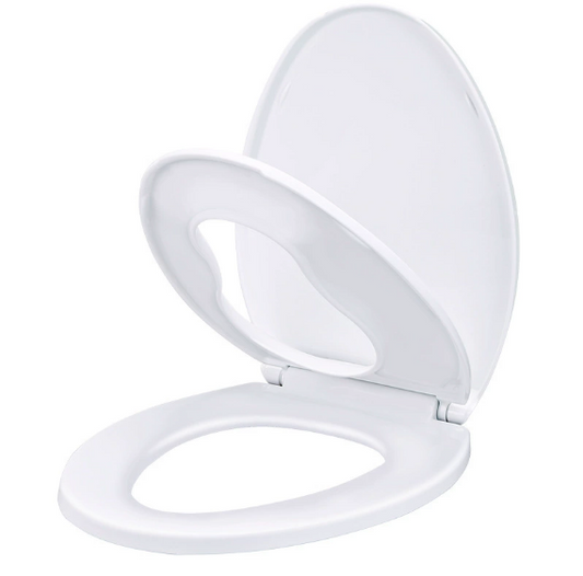 U-Shaped Toilet Seat - White