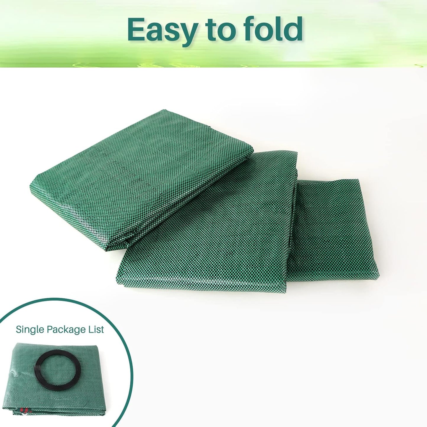 Singwow Robuste Gartensäcke – 500 L x 2 wiederverwendbare Säcke mit Griffen, ideal zum Sammeln von Abfällen, Blättern und Gras