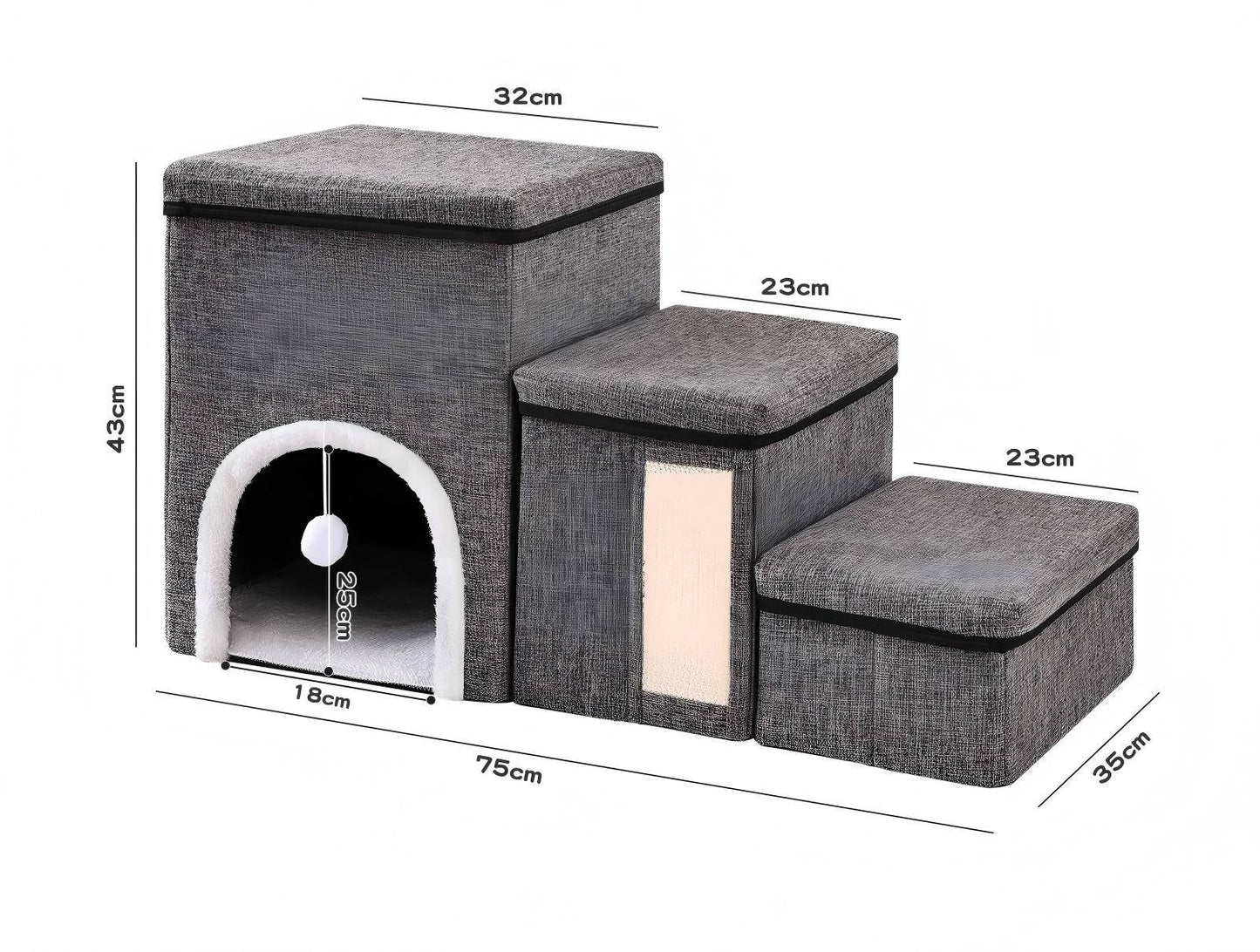 Pet Staircase Cat Bed