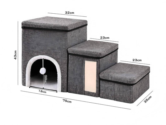 Pet Staircase Cat Bed