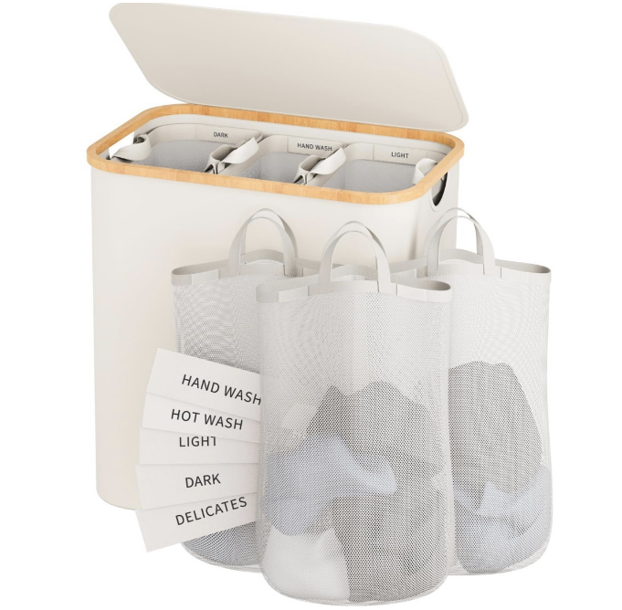 Foldable Classification Label Underwear Basket