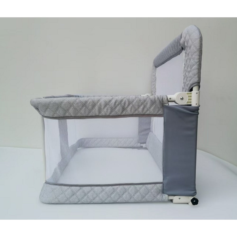 Cot Side Bassinet,3 in 1 Crib Side Bed,Crib Side Bed,Cot Side Bassinet,Sleep Together Bedside Cradle,Crib Sleeping Together,Infant/Baby Boy/Baby Girl/Crib Side Bassinet,Gray